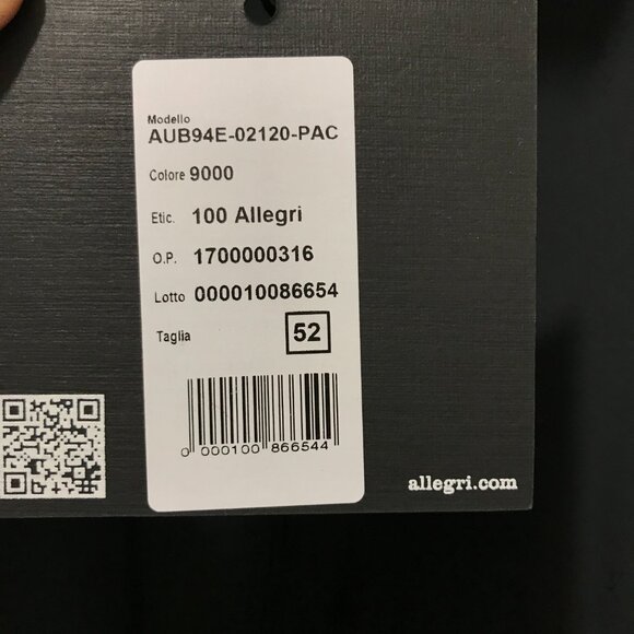 Allegri Milano luxury lightweight bombers, windbreak jacket 52/42US, L NWT$1095 - Picture 3 of 13